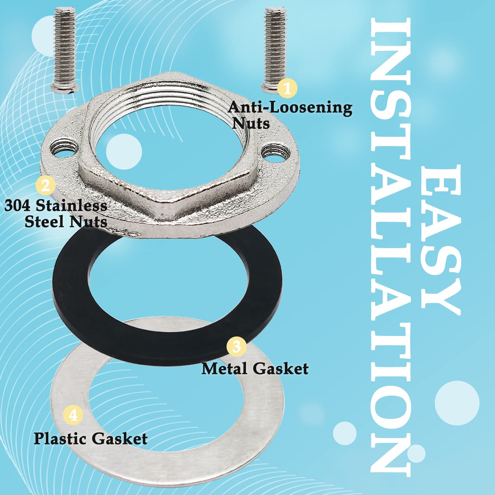 バッグ nuts pack/ otona size Amazon.com: 2sets 32mm(1-1/4inch) 304 Stainless Steel Female